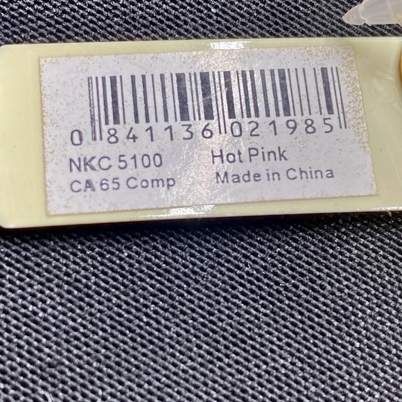 Amrita Singh Statement Multi-Strand Hot‎ Pink Beads and Gold Tone Chain Necklace - Picture 15 of 15